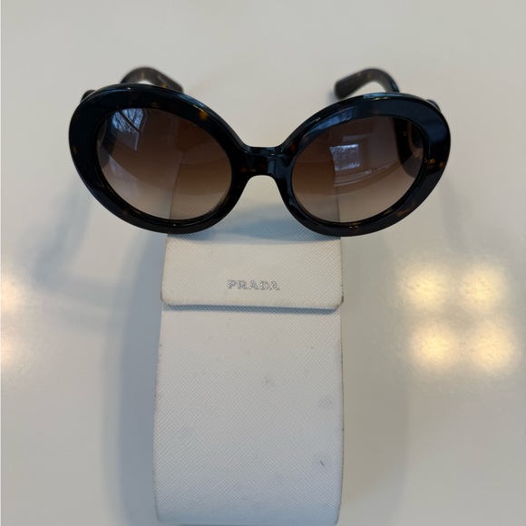 Prada Accessories - Tortoiseshell Prada Baroque Sunglasses